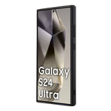 Galaxy S24 Ultra Kılıf Guess Taşlı Üçgen Logolu Kapak Gold