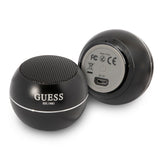 Guess Mini Bluetooth Speaker Hoparlör Alüminyum Alaşım Gövdeli Siyah
