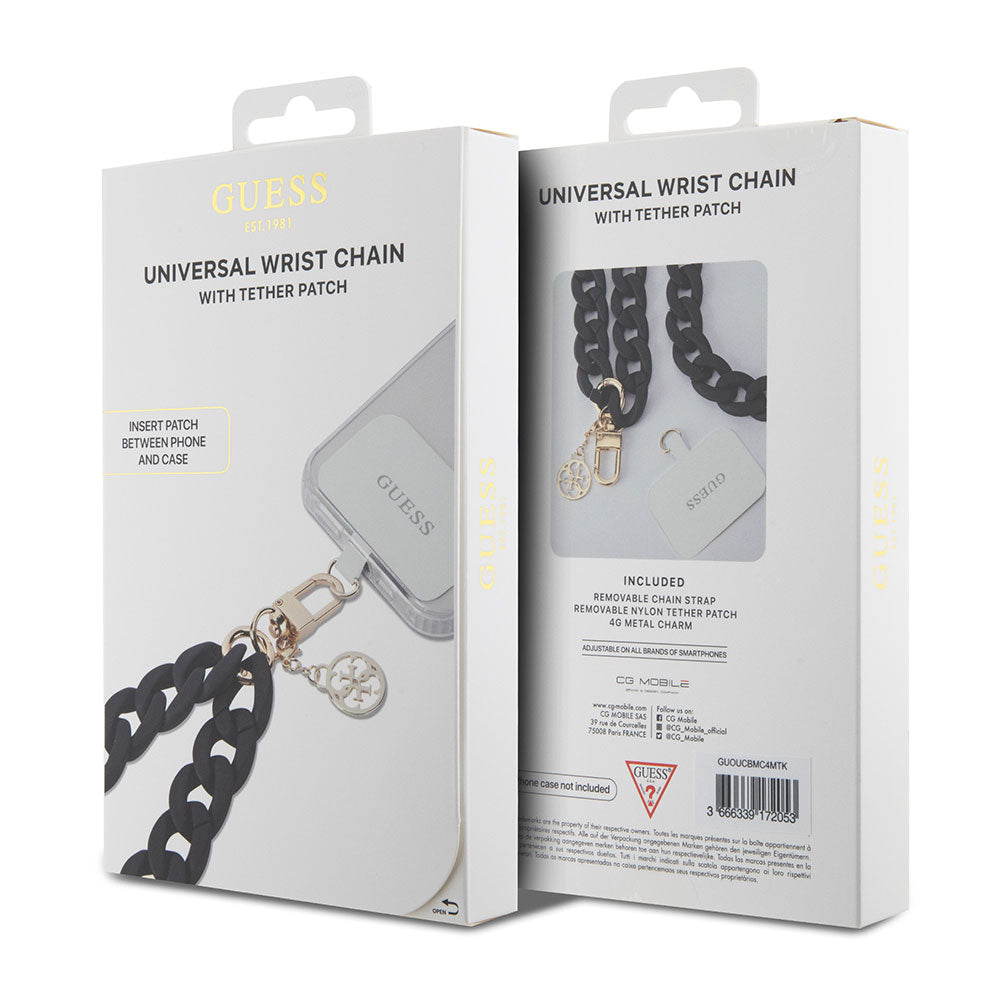 Guess 4G Logolu Kalın Telefon Askı Zinciri