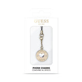 Guess Kalp Tasarımlı Yapay Elmas Taşlı Telefon Askı İpi
