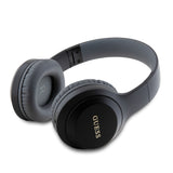 Guess Kulak Üstü Bluetooth Kulaklık Katlanabilir Metal Klasik Logolu Siyah