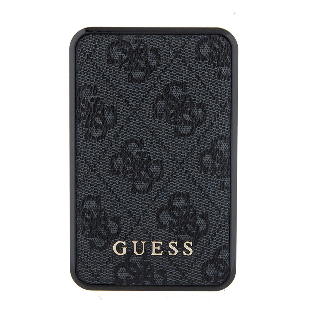 Guess Led Göstergeli PU Deri Powerbank 10000mAh 18W Siyah