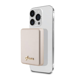 Guess Magsafe Şarj Özellikli Powerbank 5000mAh 15W Gold