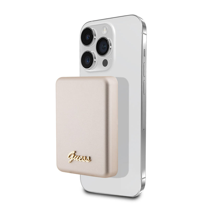 Guess Magsafe Şarj Özellikli Powerbank 5000mAh 15W Gold