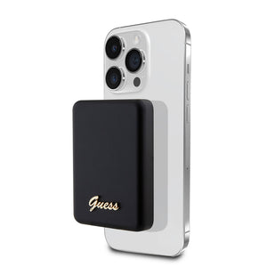 Guess Magsafe Şarj Özellikli Powerbank 5000mAh 15W Siyah