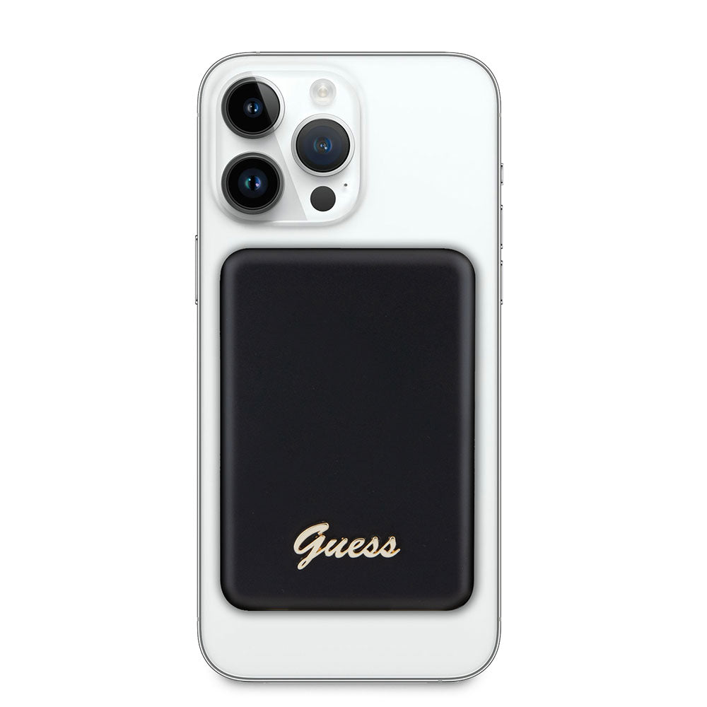 Guess Magsafe Şarj Özellikli Powerbank 5000mAh 15W Siyah