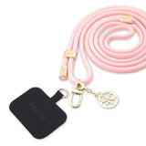 Guess Metal Logolu Cep Telefonu Askı İpi Pembe