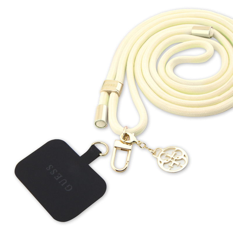 Guess Metal Logolu Cep Telefonu Askı İpi Gold