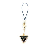 Guess Taşlı Üçgen Logolu Telefon Taşıma Askı İpi Gold