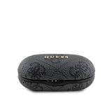 Guess TWS Kulak İçi Bluetooth Kulaklık Klasik Metal Yazı Logolu Siyah