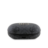 Guess TWS Kulak İçi Bluetooth Kulaklık Klasik Metal Yazı Logolu Siyah