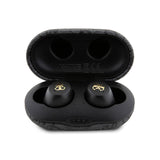 Guess TWS Kulak İçi Bluetooth Kulaklık Klasik Metal Yazı Logolu Siyah
