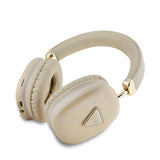 Guess Metal Üçgen Logolu Kulak Üstü Bluetooth Kulaklık Gold