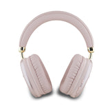 Guess Metal Üçgen Logolu Kulak Üstü Bluetooth Kulaklık Pembe