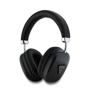 Guess Metal Üçgen Logolu Kulak Üstü Bluetooth Kulaklık Siyah