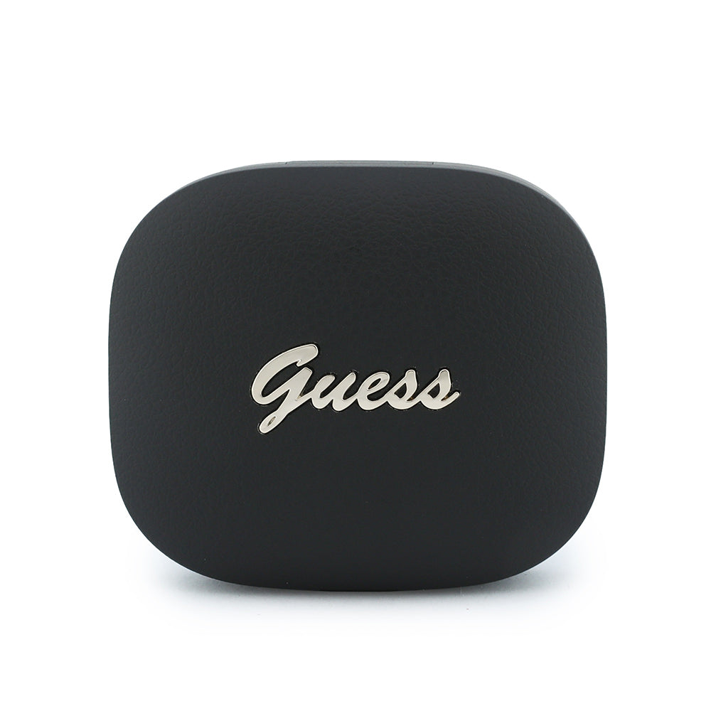 Guess Script Metal Yazı Logolu TWS Kulak İçi Bluetooth Kulaklık Siyah