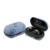 Guess TWS Kulak İçi Bluetooth Kulaklık Klasik Metal Yazı Logolu Mavi