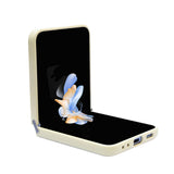 Galaxy Z Flip 5 Kılıf Guess Yazı Logolu Glitter Script Kapak Gold