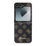 Galaxy Z Flip 6 Kılıf Guess Peony Script Kapak Siyah