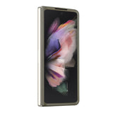Galaxy Z Fold 5 Kılıf Guess Yazı Logolu Glitter Flakes Kapak Haki