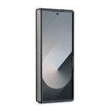 Galaxy Z Fold 6 Kılıf Guess Deri 4G Metal Logolu Kapak Siyah