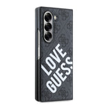 Galaxy Z Fold 6 Kılıf Guess Magsafe Uyumlu Love Guess Yazılı Kapak Siyah