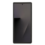 Galaxy Z Fold 7 Kılıf Guess M-safe Uyumlu 4G Desen Yazı Logolu Kapak Siyah
