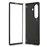 Galaxy Z Fold 7 Kılıf Guess M-safe Uyumlu 4G Desen Yazı Logolu Kapak Siyah